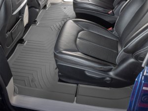 Chrysler Pacifica Hybrid Floor Mat - Rear - WeatherTech - FloorLiner HP - Grey - `17-`20