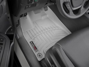 Honda Ridgeline FloorLiner - Front - WeatherTech - DigitalFit - Grey - `17-`27