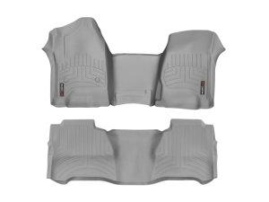 Volkswagen Tiguan FloorLiner - Front + Rear - WeatherTech - DigitalFit - Grey - `18-`27