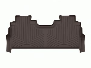 Ford F-450 Floor Mat Set - Rear - WeatherTech - FloorLiner HP - Cocoa - `23-`24
