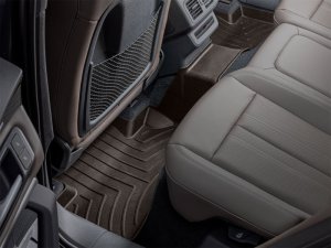 Audi Q5 Floor Mat - Rear - WeatherTech - HP - Cocoa - 2025+