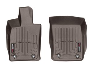 Porsche Panamera FloorLiner - Front - WeatherTech - DigitalFit - Cocoa - `17-`27