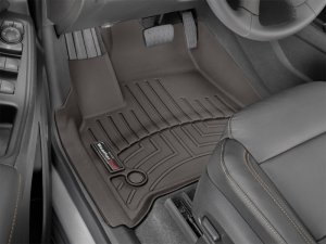 Chevrolet Traverse Floor Mat Set - Front - WeatherTech - FloorLiner DigitalFit - Cocoa - `18-`27