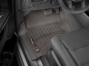 Dodge Ram Floor Mat Set - Front - WeatherTech - FloorLiner DigitalFit - Cocoa - `19-`27