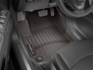 Dodge Ram Floor Mat Set - Front - WeatherTech - FloorLiner DigitalFit - Cocoa - `19-`27