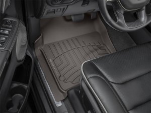 RAM 1500 Floor Mat Set - Front - WeatherTech - FloorLiner HP - Cocoa - `19-`27