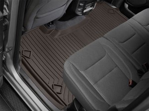RAM 1500 Floor Mat Set - Rear - WeatherTech - FloorLiner HP - Cocoa - `19-`27