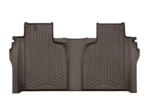 Chevrolet Silverado 1500 Floor Mat Set - Rear - WeatherTech - FloorLiner HP - Cocoa - `19-`27