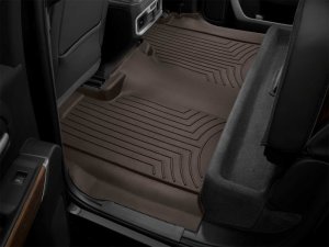 Chevrolet Silverado 1500 Floor Mat Set - Rear - WeatherTech - FloorLiner HP - Cocoa - `19-`27