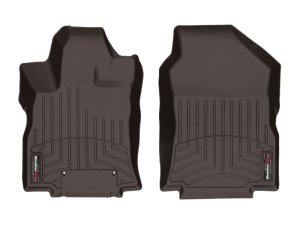 Subaru Ascent FloorMats - Front - WeatherTech - FloorLiner DigitalFit - Cocoa - `19-`27