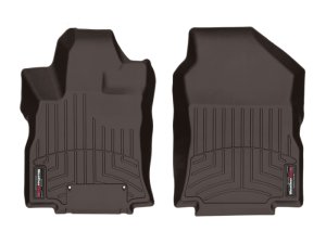 Subaru Ascent FloorMats - Front - WeatherTech - FloorLiner DigitalFit - Cocoa - `19-`27