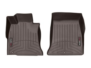 Genesis G70 FloorLiner - Front - WeatherTech - FloorLiner™ DigitalFit® - Cocoa - `19-`27