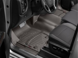 Chevrolet Silverado 1500 FloorLiner - Front - WeatherTech - DigitalFit - Cocoa - `19-`27
