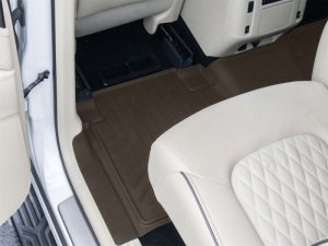 Infiniti QX80 Floor Mat Set - Rear - WeatherTech - FloorLiner HP - Cocoa - `19-`24