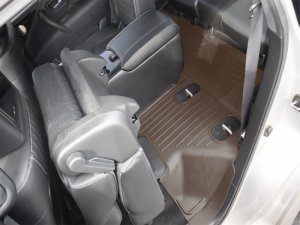 Infiniti QX80 Floor Mat - Rear - WeatherTech - FloorLiner HP - Cocoa - `19-`24