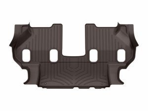 Infiniti QX80 Floor Mat - Rear - WeatherTech - FloorLiner HP - Cocoa - `19-`24 Infiniti QX80 Floor Mat - Rear - WeatherTech - FloorLiner HP - Cocoa - `19-`24