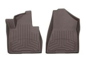 Kia Sportage Floor Mat Set - Front - WeatherTech - FloorLiner HP - Cocoa - `17-`27