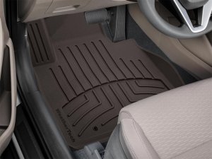 Kia Sportage Floor Mat Set - Front - WeatherTech - FloorLiner HP - Cocoa - `17-`27 Kia Sportage Floor Mat Set - Front - WeatherTech - FloorLiner HP - Cocoa - `17-`27
