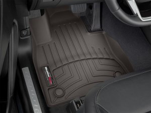 Ford Explorer Floor Mats - Front - WeatherTech - DigitalFit - Cocoa - `20-`27