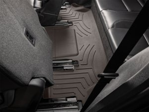 Lincoln Aviator Floor Mat Set - Rear - WeatherTech - FloorLiner HP - Cocoa - `20-`26
