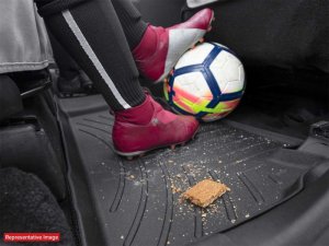 Mercedes-Benz GLA-Class FloorLiner - Rear - WeatherTech - DigitalFit - Cocoa - `21-`27