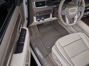 Cadillac Escalade ESV Floor Mat - Front - WeatherTech - FloorLiner HP - Cocoa - `21-`27
