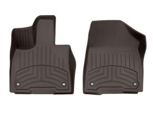 Toyota Sienna Floor Mats - Front - WeatherTech - FloorLiner HP - Cocoa - `21-`27