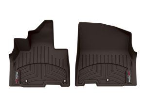 Kia Carnival FloorLiner - Front - WeatherTech - DigitalFit - Cocoa - `22-`27