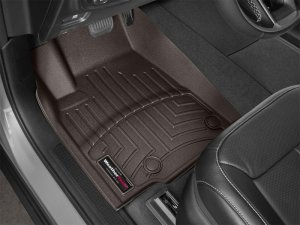 Jeep Grand Cherokee L Floor Mat Set - Front - WeatherTech - DigitalFit - Cocoa - `21-`27 Jeep Grand Cherokee L Floor Mat Set - Front - WeatherTech - DigitalFit - Cocoa - `21-`27