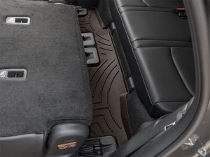 Infiniti QX60 Floor Mat - Rear - WeatherTech - 3D FloorLiner HP - Cocoa - `22-`26