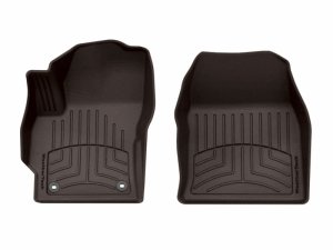 Toyota Corolla Cross Floor Mat Set - Front - WeatherTech - FloorLiner HP - Cocoa - `22-`26 Toyota Corolla Cross Floor Mat Set - Front - WeatherTech - FloorLiner HP - Cocoa - `22-`26