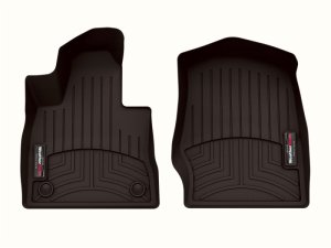 Ford Explorer Floor Mats - Front - WeatherTech - FloorLiner™ DigitalFit® - Cocoa - `22-`27