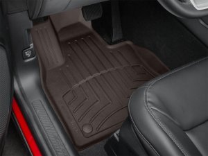 Ford Explorer Floor Mats - Front - WeatherTech - FloorLiner HP - Cocoa - `22-`27