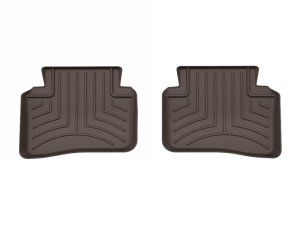 Mercedes-Benz C-Class Floor Mat Set - Rear - WeatherTech - FloorLiner HP - Cocoa - `22-`24 Mercedes-Benz C-Class Floor Mat Set - Rear - WeatherTech - FloorLiner HP - Cocoa - `22-`24