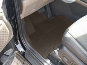 Hyundai Carnival Hybrid Floor Mat Set - Front - WeatherTech - FloorLiner HP - Cocoa - `25-`26