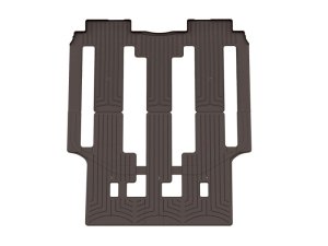 Kia Carnival Floor Mat Set - Rear - WeatherTech - FloorLiner HP - Cocoa - `25-`26