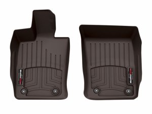 Porsche Panamera FloorLiner - Front - WeatherTech - DigitalFit - Cocoa - `24-`26
