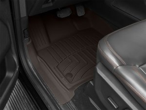 Ford Expedition Floor Mat Set - Front - WeatherTech - FloorLiner HP - Cocoa - `25-`26