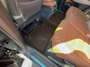 Genesis GV70 FloorLiner HP - Rear - WeatherTech - 3D Floor Mat - Cocoa - 2026+