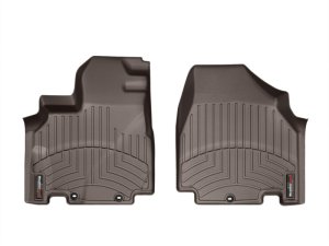 Honda Odyssey FloorLiner - Front - WeatherTech - DigitalFit - Cocoa - `11-`16