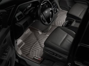 Honda Odyssey FloorLiner - Front - WeatherTech - DigitalFit - Cocoa - `11-`16
