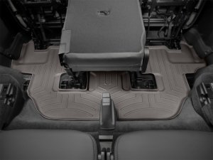 Land Rover LR4 Floor Liners - Rear (Third Row) - WeatherTech - FloorLiner DigitalFit - Cocoa - `11-`27