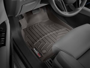 Cadillac XTS FloorLiner - Front - WeatherTech - DigitalFit - Cocoa - `13-`27