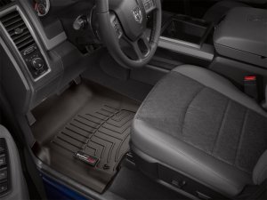 Dodge Ram FloorLiner - Front - WeatherTech - DigitalFit - Cocoa - `12-`13