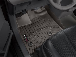 Toyota Sienna Floor Liner - Front - WeatherTech - DigitalFit - Cocoa - `13-`27