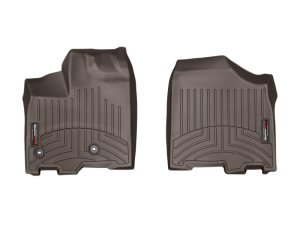 Toyota Sienna Floor Liner - Front - WeatherTech - DigitalFit - Cocoa - `13-`27