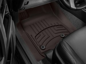 Toyota 4Runner Floor Mat Set - Front - WeatherTech - FloorLiner HP - Cocoa - `13-`27