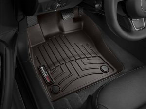 Volkswagen R32 FloorLiner - Front - WeatherTech - DigitalFit - Cocoa - `15-`27