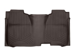 GMC 3500HD Floor Mat - Rear - WeatherTech - FloorLiner HP - Cocoa - `15-`19