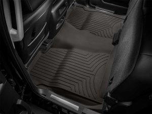 GMC 3500HD Floor Mat - Rear - WeatherTech - FloorLiner HP - Cocoa - `15-`19